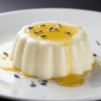 Sunshine in a Spoon: Lemon Lavender Panna Cotta with Honey Drizzle