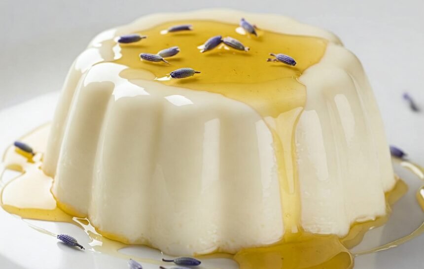 Sunshine in a Spoon: Lemon Lavender Panna Cotta with Honey Drizzle