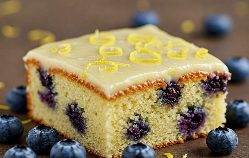 Zesty Lemon Blueberry Cake: Prepare for Your Taste Buds to Throw a Party!