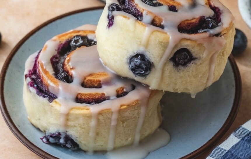 Blueberry cinnamon rolls