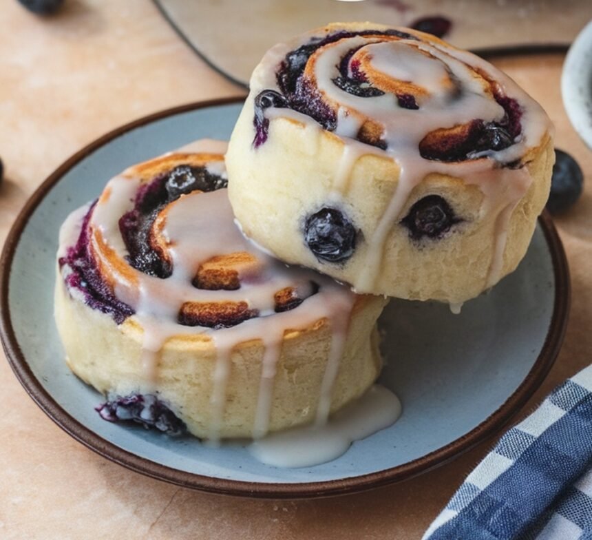 Blueberry cinnamon rolls